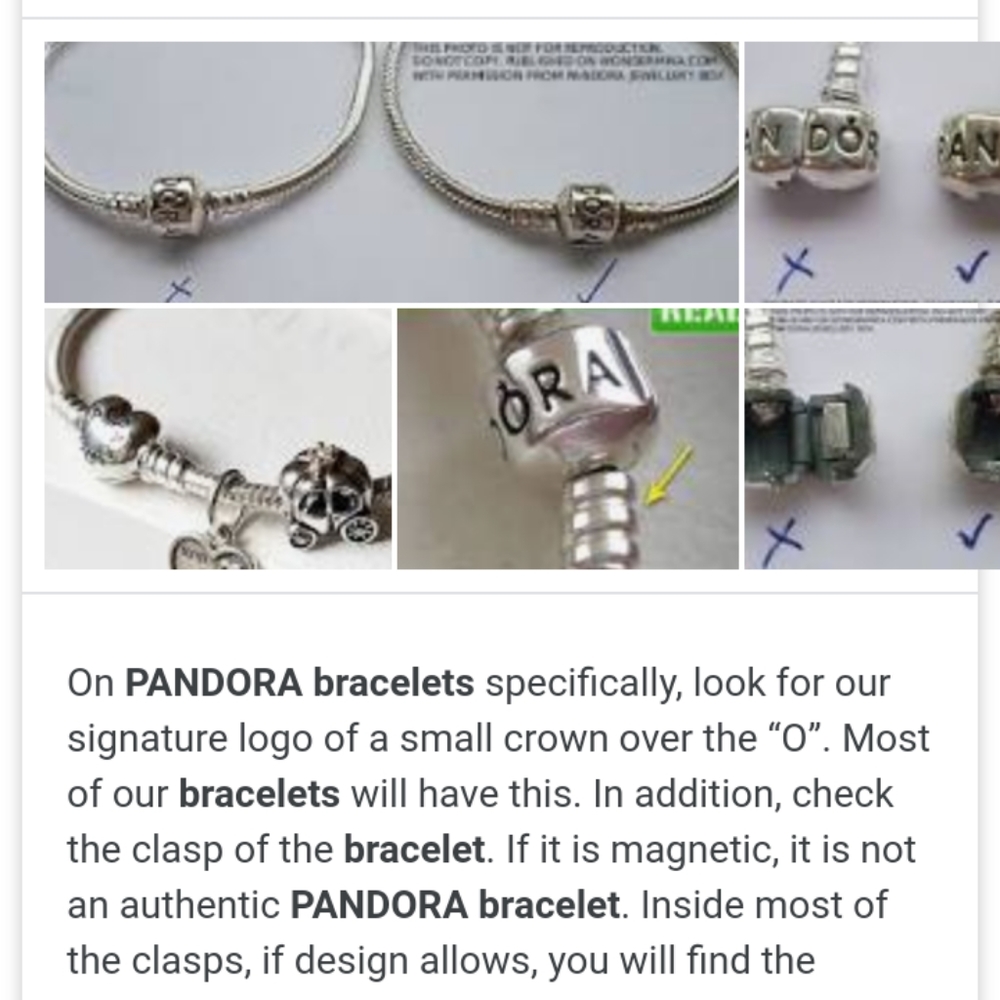 How to spot a fake Pandora bracelet ! BEWARE
